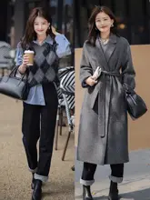 スタイリッシュな都市型ロングコート【フラップカラー・ゆったりシルエット・レトロデザイン】