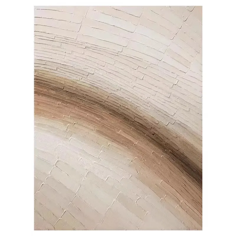 立体感ある手描き油絵の現代アート：侘寂風抽象装飾画の実際の使用シーンとスペック