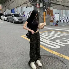 MMMOUND カモフラージュ ワークパンツ【多ポケット・春用・カジュアル・レディース】