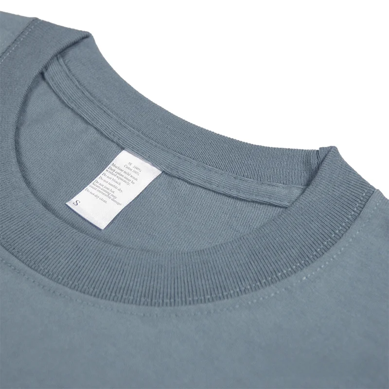 210g メンズ・レディース用 無地ショートスリーブTシャツ【コットン・ラウンドネック・ホワイト】