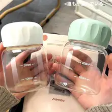 耐熱ミニガラスカップ【コーヒー・ミルク用・ポータブル・可愛らしいデザイン】