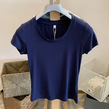 モダール素材のショートスリーブTシャツ【夏用・シンプル・フィット感抜群・ストレッチ】