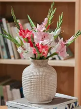 高級感ある造花 アイリスのブーケ【リビング用・インテリア装飾】