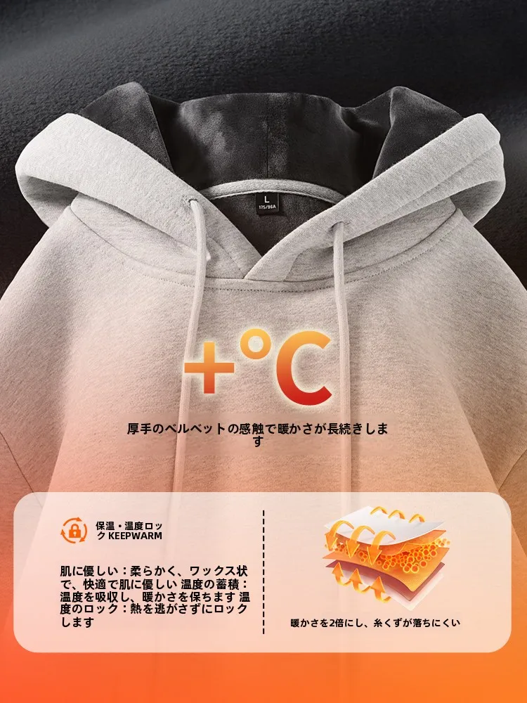 加圧フリース メンズパーカー：冬用厚手裏起毛タイプの実用性と着用シーン