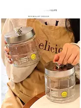 密封ガラス収納瓶【湿気防止・スナック・ナッツ・茶葉・コーヒー豆用】