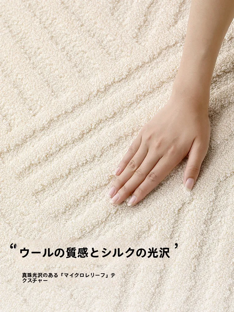 防水リビングカーペットフレンチスタイル：クリーム風ソファ用の実用性とメンテナンスガイド