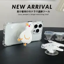 スマホスタンド 拡張グリップ 可愛いアニマルデザイン 伸縮式 動画視聴 自撮り 卓上 強力粘着