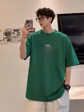 アメリカンビンテージスタイルの半袖Tシャツ【100%コットン・ゆったりサイズ・男性用】