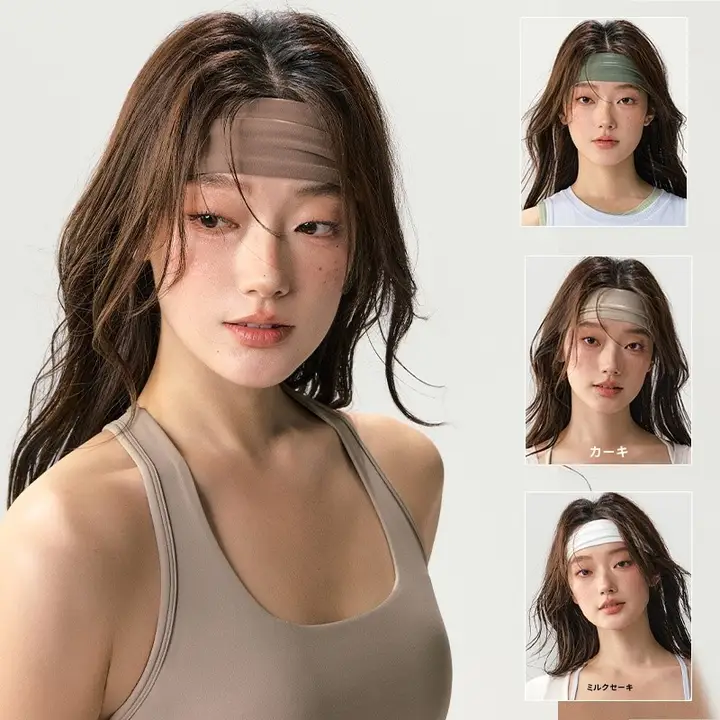 スポーツ用ヘアバンド【女性用・バドミントン・ランニング・ヨガ対応・汗止め】