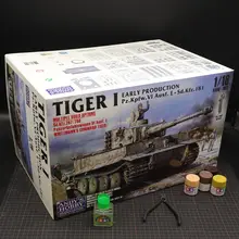 虎式戦車初期型模型【組み立て式・兵士付き】