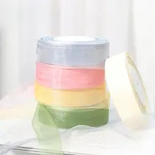 飾り用雪色シフォンリボン【ギフト包装・月餅用ボックス】
