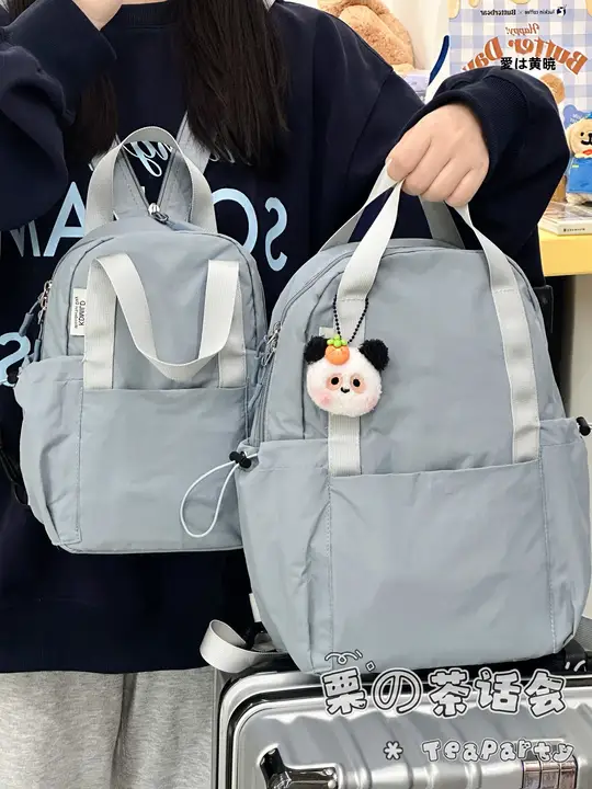 多機能ミニバックパック【キャンバス製・軽量・カジュアル】（セットアップ対応）