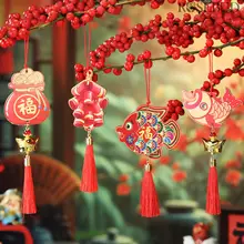 新年の玄関飾り 鈴付きカラフル木製プレート【お祝いやイベント用】