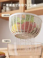 便利な野菜脱水器洗面器【極上の柔らかさ・水切りバスケット】