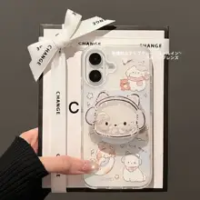 かわいい猫と犬デザインのマグネット式スマホケース【対応機種多数・ソフト素材】（セットアップ対応）