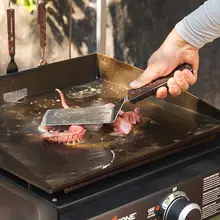 KOMAN 鉄板焼き用ステンレス304製フライ返し【多機能・肉焼き・卵焼き用】