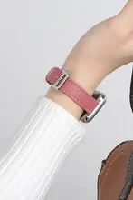 デザイン性抜群のApple Watch用レザーバンド【夏用・カラフル・高級感】（セットアップ対応）