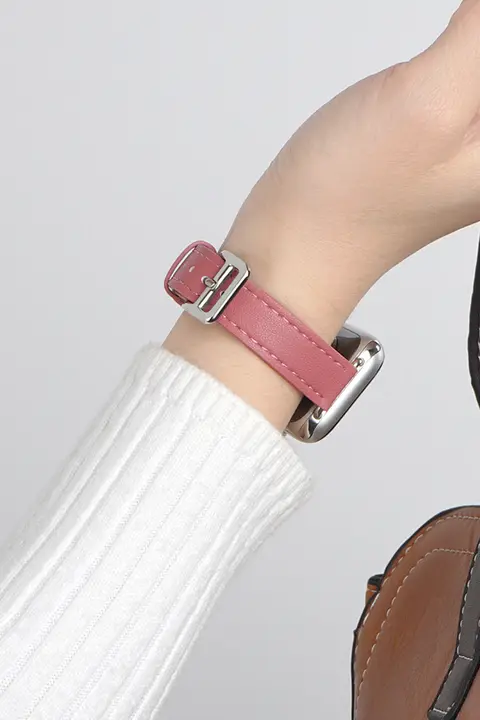 デザイン性抜群のApple Watch用レザーバンド【夏用・カラフル・高級感】（セットアップ対応）