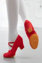 肌色のハイヒールダンスシューズ【ソフトソール・練習用・教師用・クラシックダンス専用】
