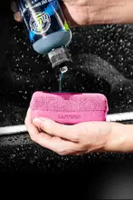 緑田 コーティングワックススポンジ【車内装・座席ケア・防水】