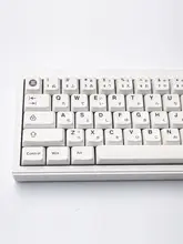 MDA 高度なミニマリスト ホワイト 日本語 ATK PBT68 ホットサブリメーション キーボードキーキャップ