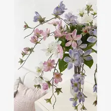 高級造花ジャスミン吊り下げ花つる