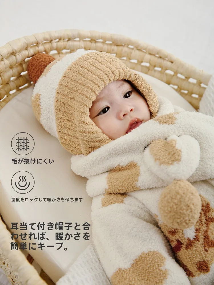 赤ちゃん用防風保温マフラー：秋冬に最適な小さな首を守る対策グッズ