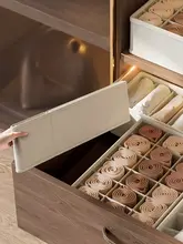 折りたたみ式 収納ボックス【下着・靴下・小物用・3-in-1デザイン】