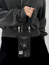 360度回転折りたたみ式スマホスタンド【iPhone対応・ショルダーストラップ搭載・斜め掛け可能】