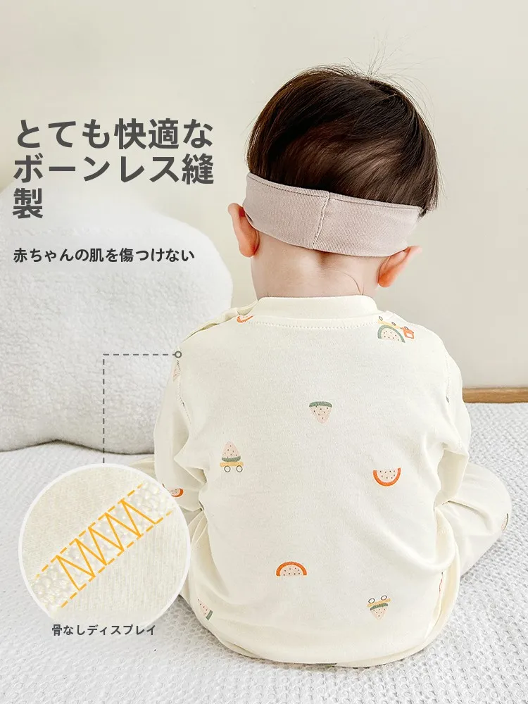 赤ちゃん用秋冬コットンカットソーとパンツ：気温別で選ぶべき衣類の選び方