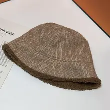 秋冬用 フィッシャーマンハット【加フリース・保温・ビンテージ風・バケットハット】