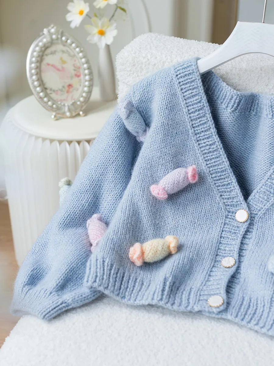 完成したカーディガン