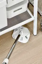 使い捨て浴室用ウェットシート付きフラットモップ【洗浄不要・衛生的・家庭用】
