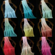 グラデーションシフォン生地【中国風・漢服用・DIY装飾布】