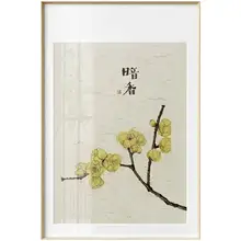 壁掛け絵画 インテリアアート 版画 手刷り チャイナテイスト ダイニング リビング