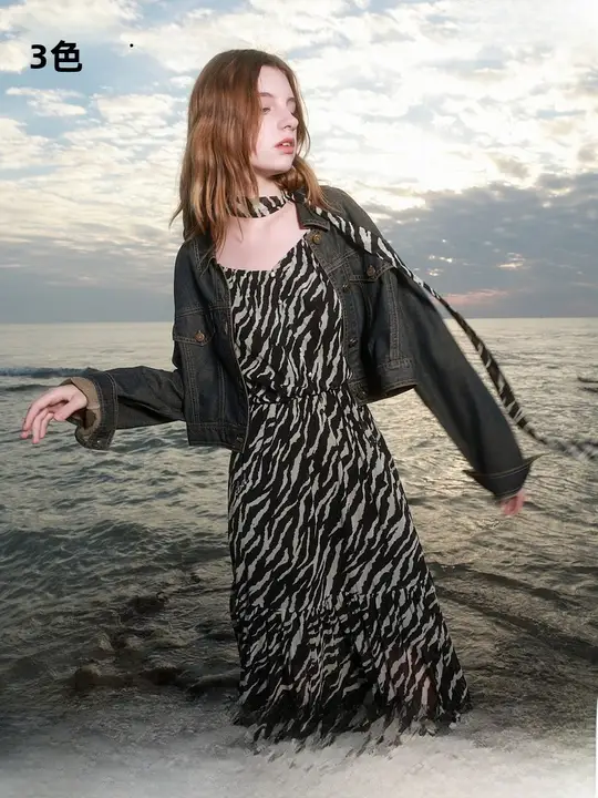 春用ルーズシルエットのヴィンテージデニムジャケット【ショート丈・襟付き・ドロップショルダー】