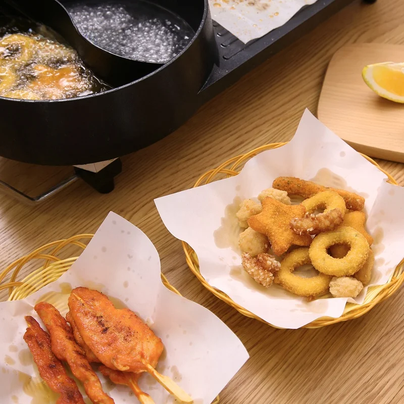 揚げ物用吸油紙：ざら紙とフライヤー紙の違いを解説