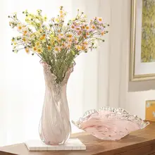 高級琉璃製花瓶【インテリア装飾・リビング・ダイニング用】