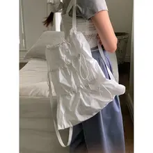 大容量ホワイトリュック【カジュアル・旅行用・デイリーユース】