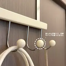 多機能フック付きハンガー【玄関・寝室用・軽量設計・壁掛け】（セットアップ対応）