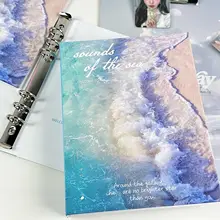 夏季の海を感じるA5活用カードファイル【美しいハードカバー・インスタ風】