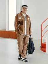 極上の柔らかさのコットンカジュアルワークジャケット【メンズ・ゆったりタイプ・裏起毛】