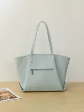 軽量トートバッグ【防水ナイロン・ショルダー・カジュアル・通勤用】