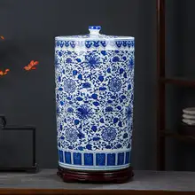 米缶 米タンク 油缶 お茶収納容器 家庭用 陶器 防湿 密閉 蓋付き 20/50斤装