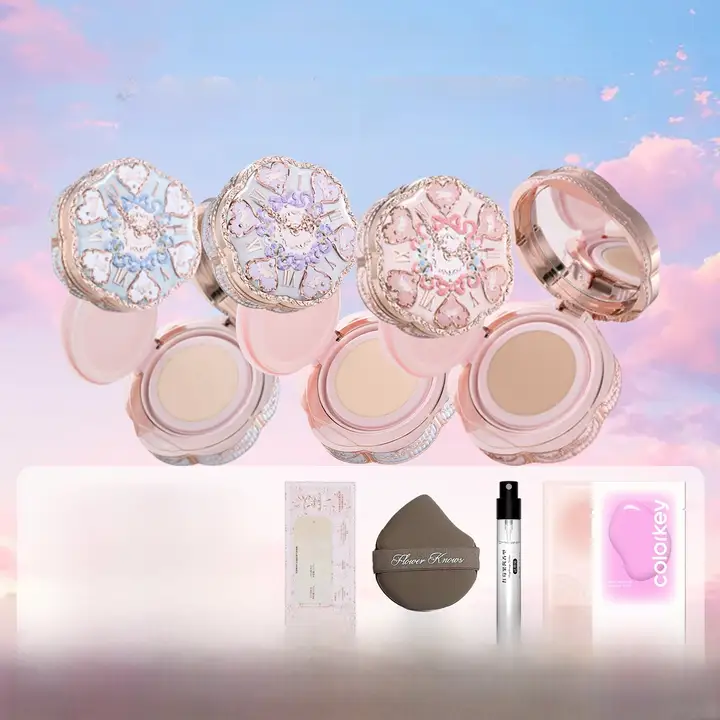 仕上がりスムース！花知晓バニーガーデンエア Cushion Foundation【崩れにくい・保湿効果】