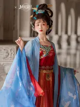 唐風大袖衫と交窬裙の漢服【洛陽旧事コラボ・花朝記】