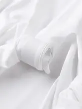 100%コットン 白色短袖Tシャツ【シンプルデザイン・カジュアルスタイル】