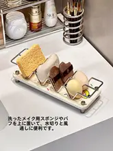 ステンレス製石鹸水切りボックス【洗面所用・デザイン収納ラック】