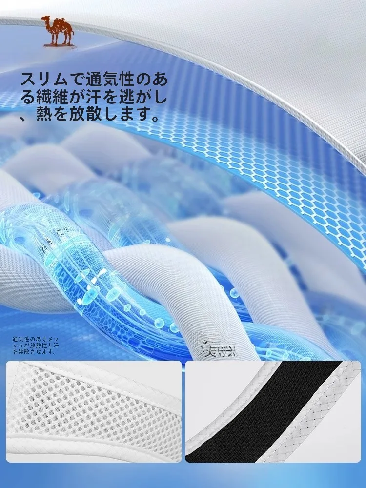 Camel空頂ハット：夏用日焼け防止の薄手スポーツキャップで四季を対応