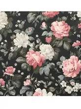 コットン生地の花柄ハンドメイドカバージャケット【極上の柔らかさ・レトロデザイン】